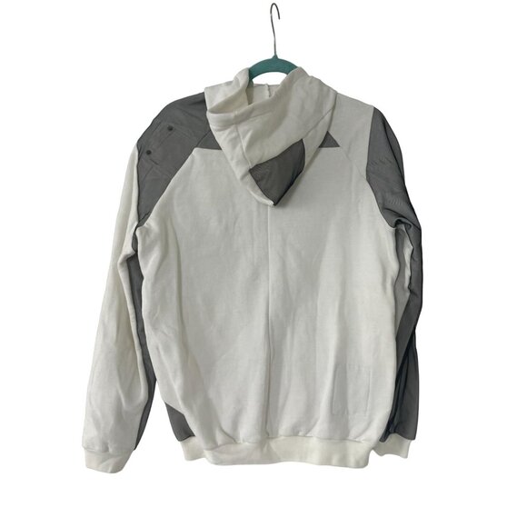 QBISM Quentin Nghiem Vintage Denim Patchwork Zip Up Hoodie Sz M NEW - Picture 6 of 10